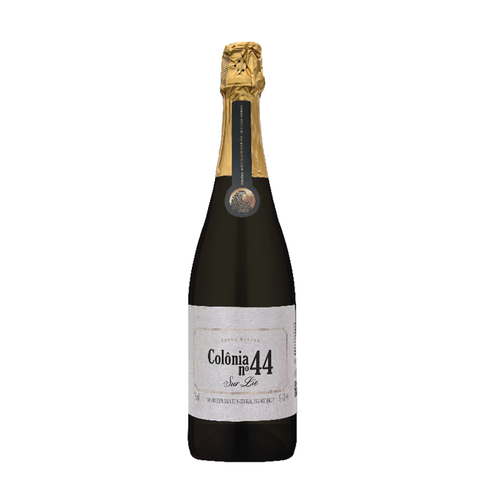 Vinho Espumante Natural Branco Brut Sur Lie Colônia 44